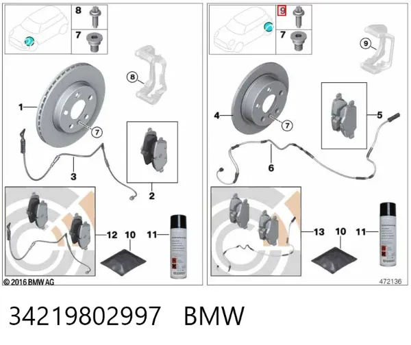  34219802997 BMW
