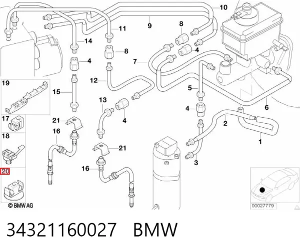  34321160027 BMW