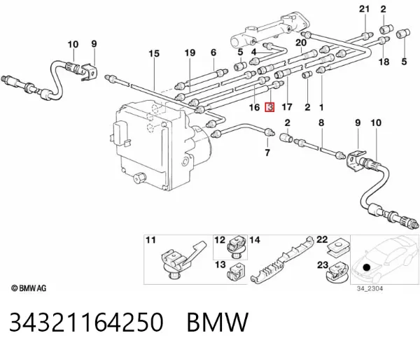  34321164250 BMW