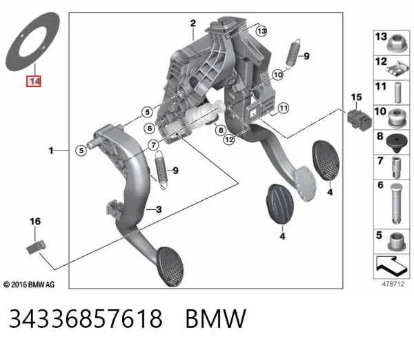  34336857618 BMW