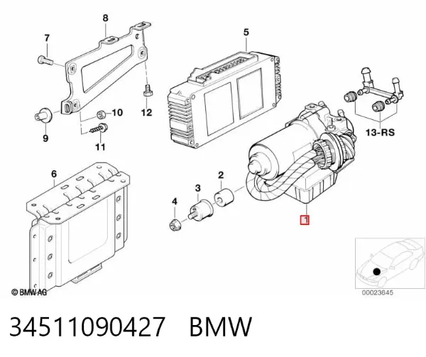 Módulo ABS 34511090427 BMW