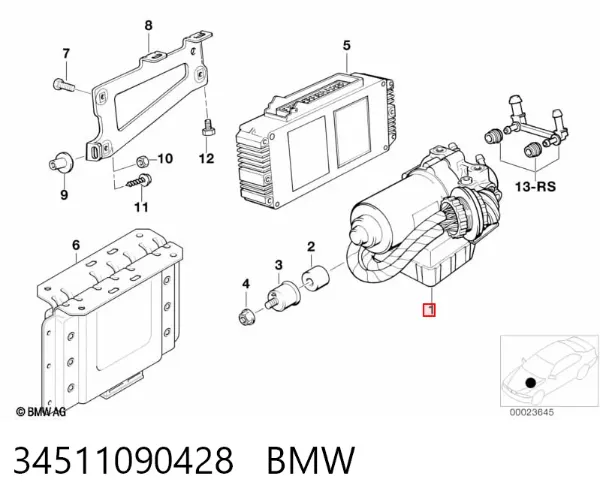 Módulo ABS 34511090428 BMW