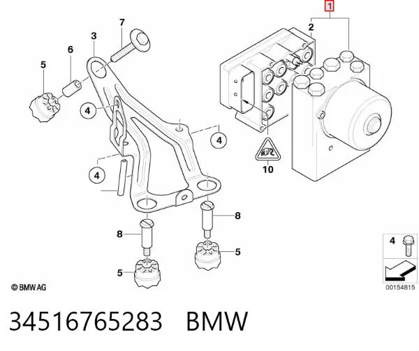 Módulo ABS 34516765283 BMW