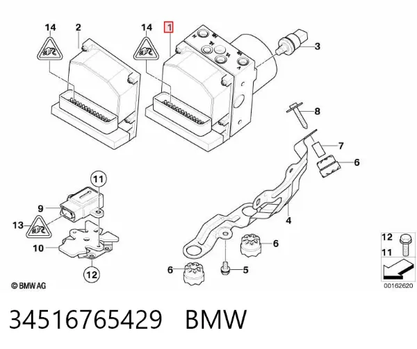 Módulo ABS 34516765429 BMW