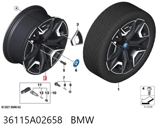  36115A02658 BMW