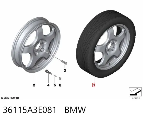  36115A3E081 BMW