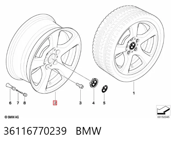 Llantas 6770239 BMW