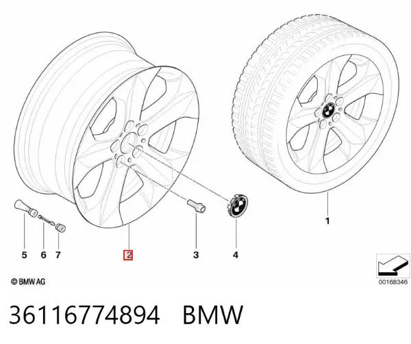  36116774894 BMW