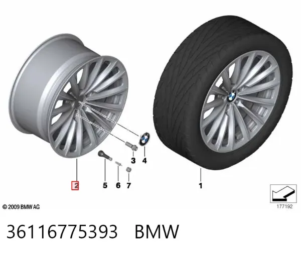 Llantas BMW 7 F01, F02, F03, F04