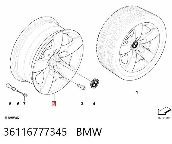 Llantas 36116777345 BMW