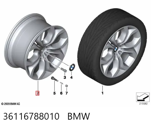 Llantas 36116788010 BMW
