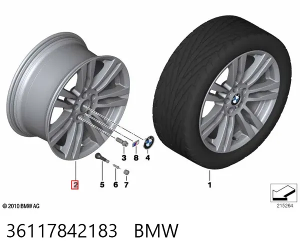 Llantas 36117842183 BMW