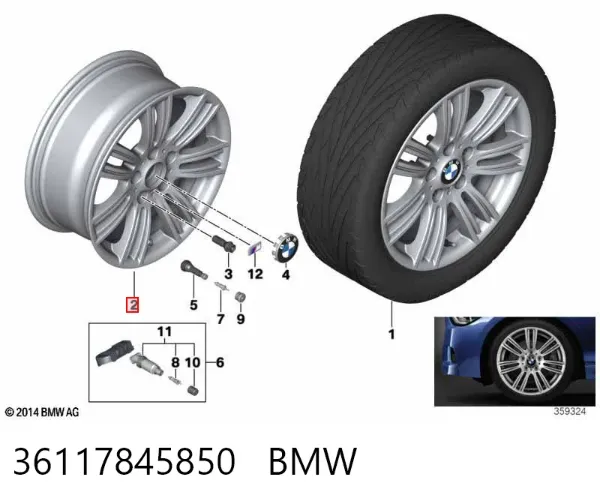 36117845850 BMW