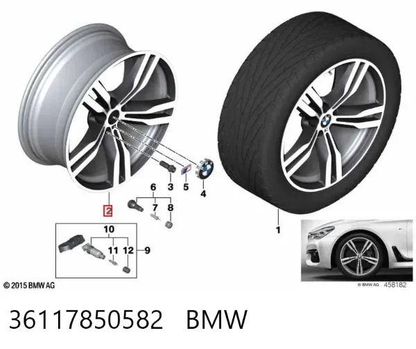 Llantas 36117850582 BMW