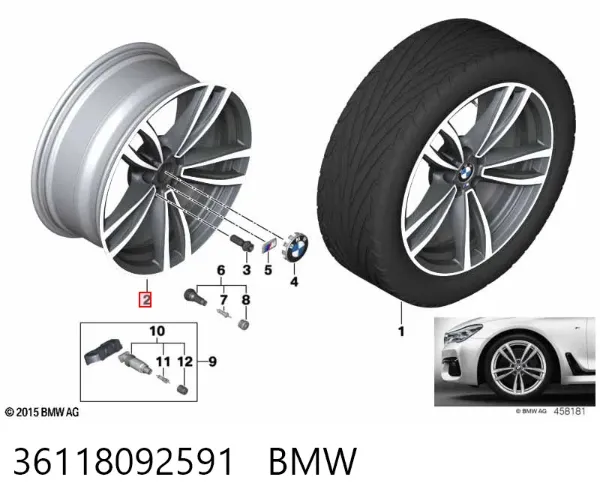 Llantas 36118092591 BMW