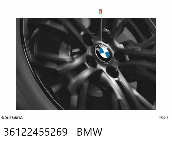 Tapacubos 36122455269 BMW