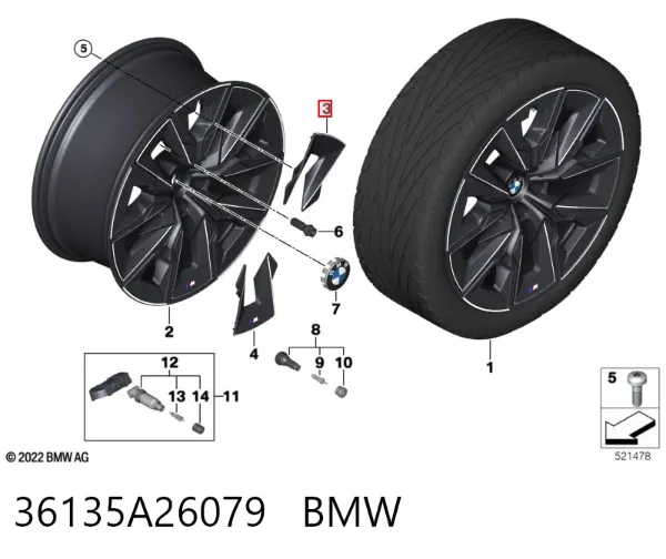  36135A26079 BMW
