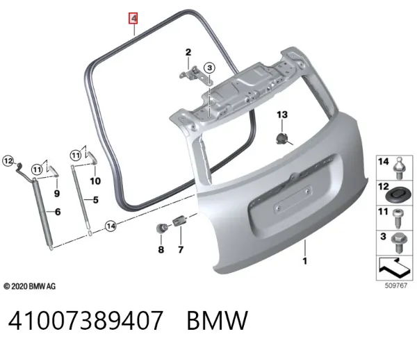  41007389407 BMW