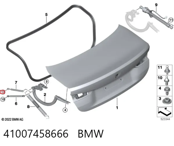  41007458666 BMW