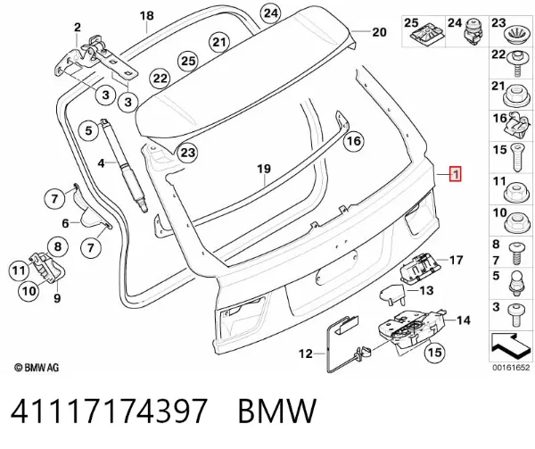 Puerta trasera BMW X5 E70