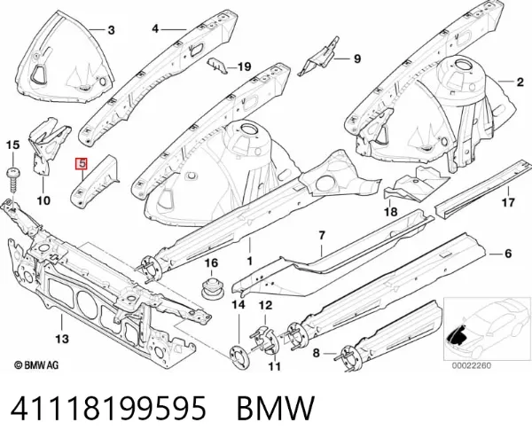  41118199595 BMW