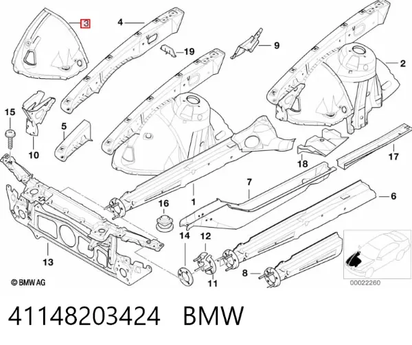  41148203424 BMW