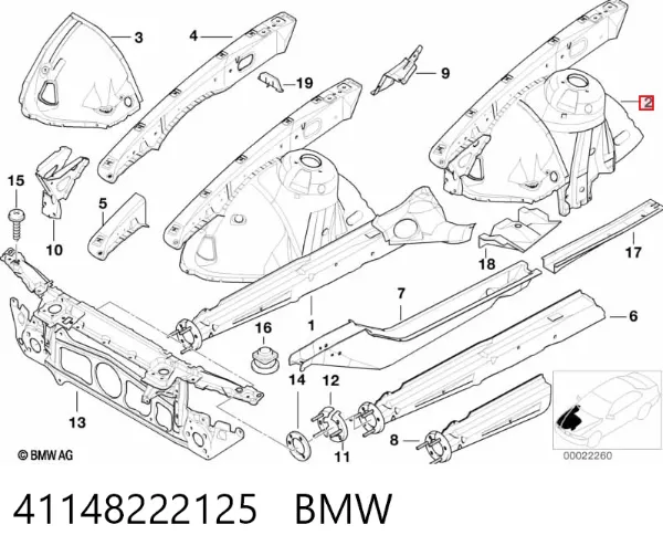  41148222125 BMW