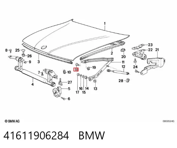  41611906284 BMW