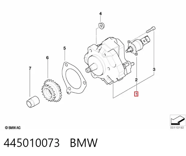 Bomba inyectora 445010073 BMW