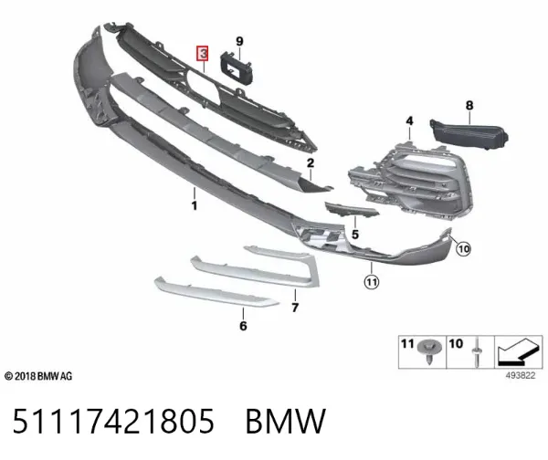  51117421805 BMW