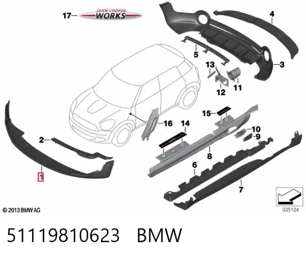  51119810623 BMW