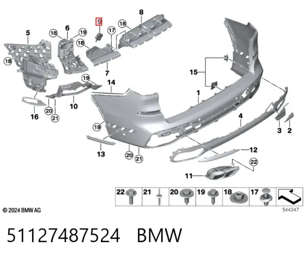  51127487524 BMW