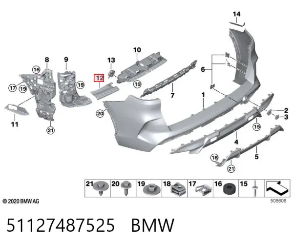  51127487525 BMW