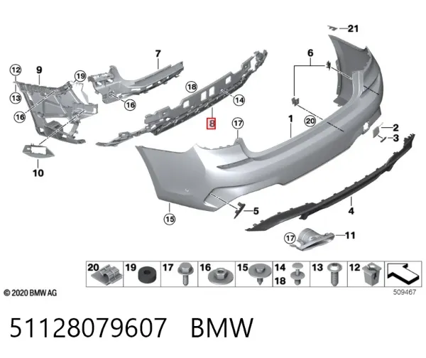  51128079607 BMW