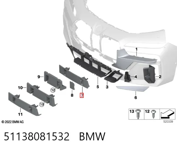  51138081532 BMW