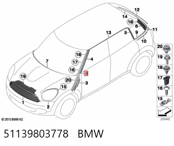  51139803778 BMW