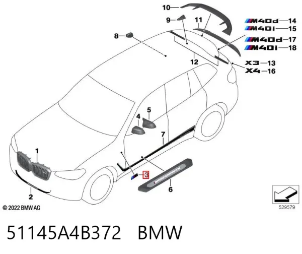  51145A4B372 BMW