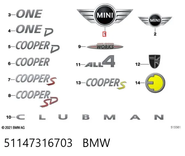  51147316703 BMW
