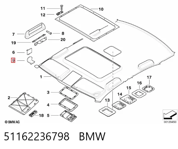  51162236798 BMW