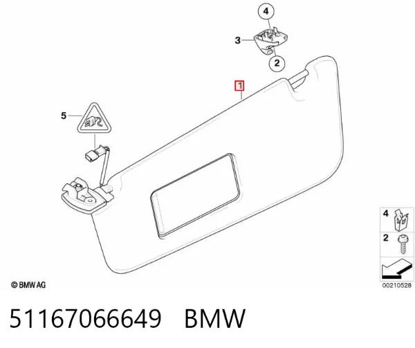 Parasol BMW 5 E60