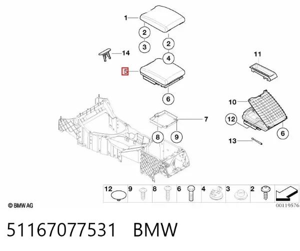 Apoyabrazos BMW X5 E53