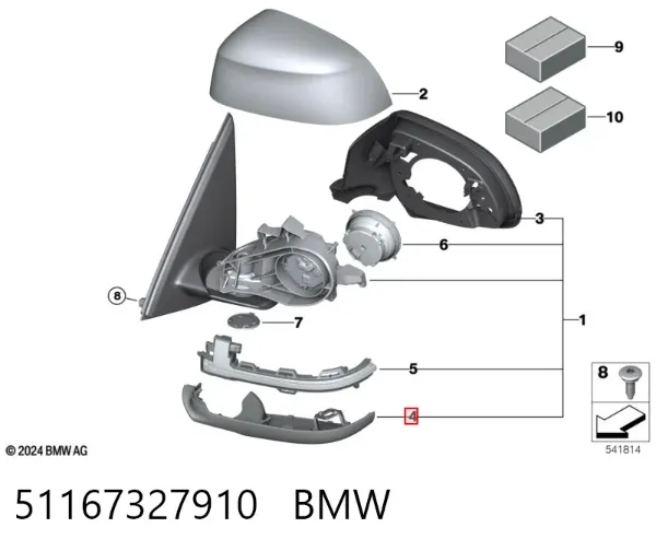  51167327910 BMW