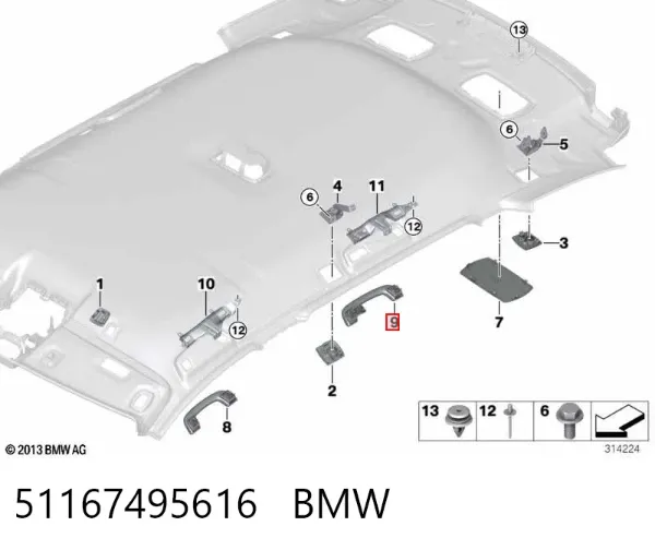  51167495616 BMW