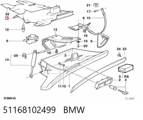  51168102499 BMW