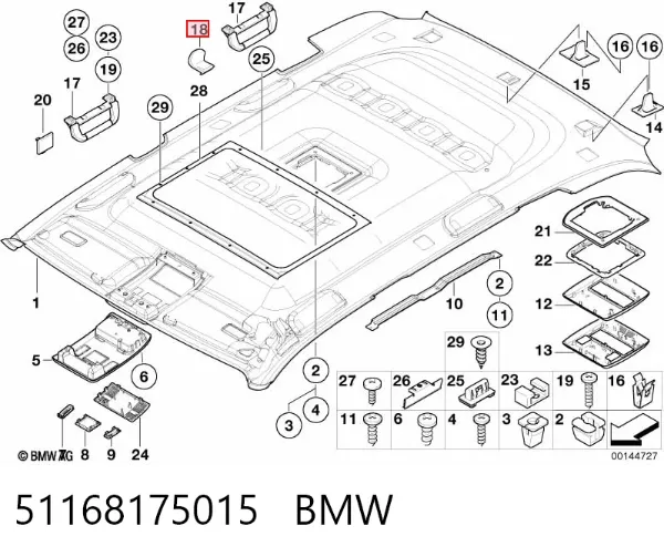  51168175015 BMW