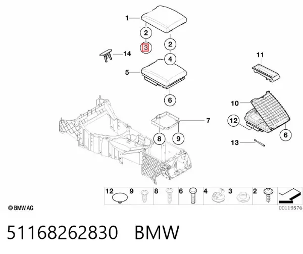  51168262830 BMW