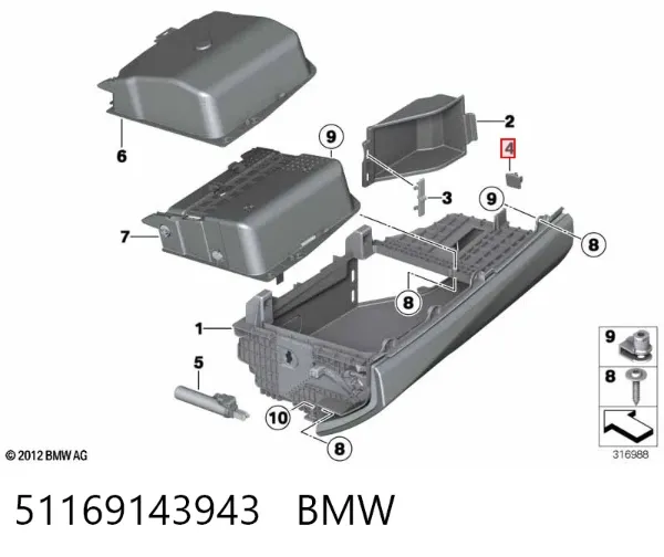  51169143943 BMW