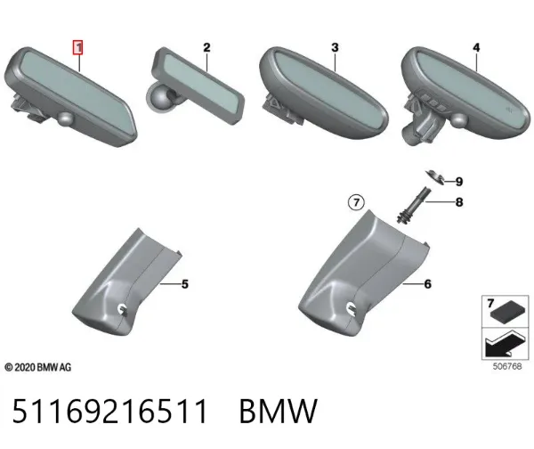  51169216511 BMW