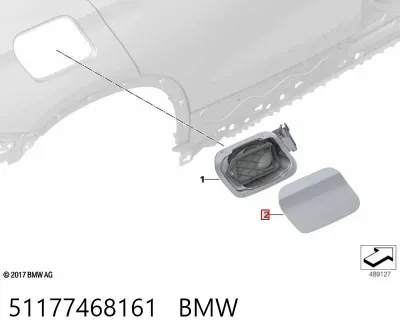 Tapa del depósito de combustible BMW 51177468161