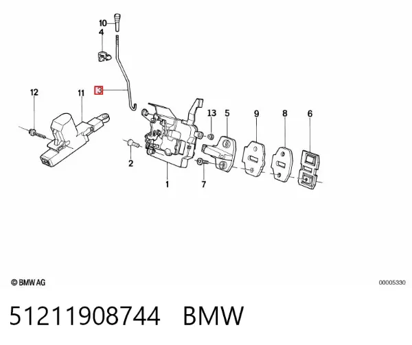  51211908744 BMW